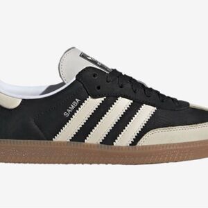 Adidas Samba Black and Cream Sneakers. New with tags